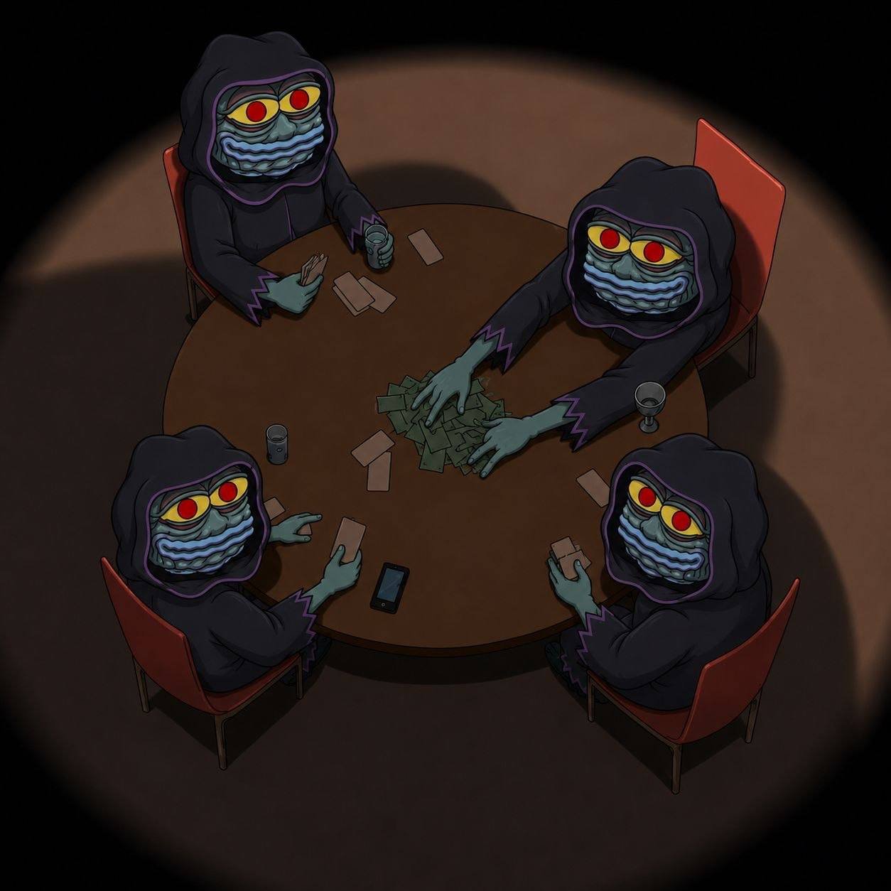 Dork Lords at the table